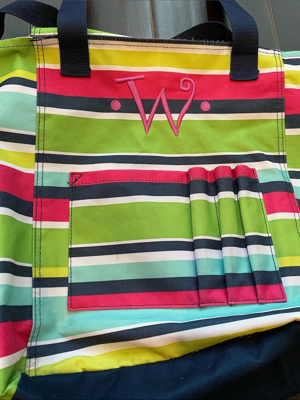 Monogramed Tote 👜 Bag with the initial W